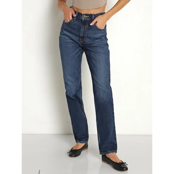 Levi's 70s High slim straight Dark Blue Women's Straight Leg Jeans size 30 Straight Leg